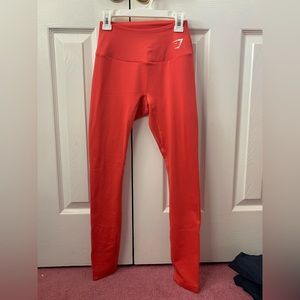 Gym Shark coral discontinued leggings. Never Worn buttery smooth high rise